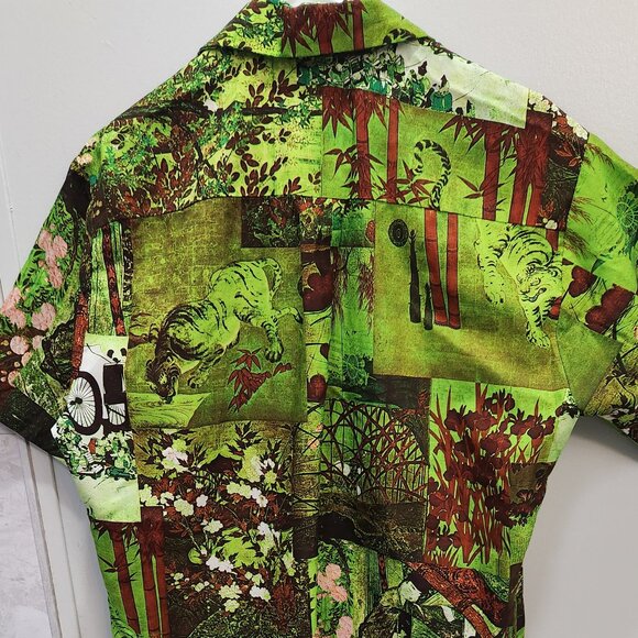 Vintage Waltah Clarke's Hawaiian Print Shirt